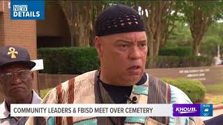 Talks begin over remains found in old Fort Bend County cemetery