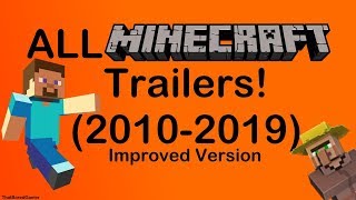 All Official Minecraft Trailers (2010-2019)