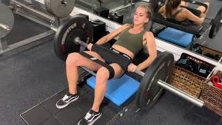 Knee-Banded Constant Tension Barbell Hip Thrust