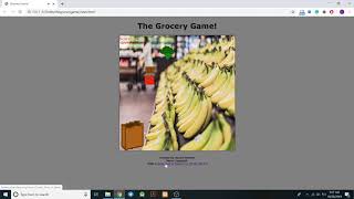The Grocery Game In JavaScript With Source Code | Source Code & Projects