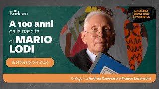 A 100 anni dalla nascita di Mario Lodi.