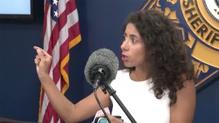 Harris County Judge Lina Hidalgo fires back in response to 'defund the police' question