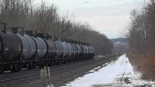 CSX B779 With Union Pacific Power at Memphis, NY December 28, 2024