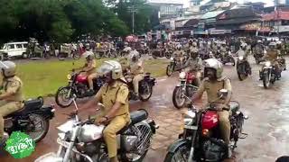 150 plus police rally  Thrissur motor show