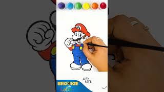Super Mario Drawing For Kids