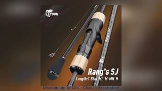 LEYDUN Rangs SJ Slow Jigging Fishing Rods ML M MH H 1.85m Saltwater Boat Casting Rod High Carb