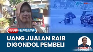 Detik-detik Pedagang Sate Dijambret saat Berdagang, Uang Rp 170 Ribu Raib Digondol Pembeli