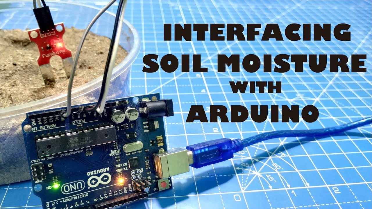 Soil Moisture Sensor Using Arduino Interface - YouTube