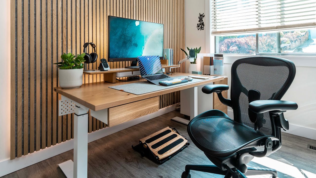 2024 Modern Home Office & Desk Setup Makeover - Home Decor