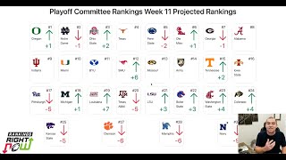 College Football Week 10 Recap and Playoff Committee Ranking Predictions