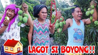 Umakyat ng Bubong si Boyong Butiki | Madam Sonya Funny Video