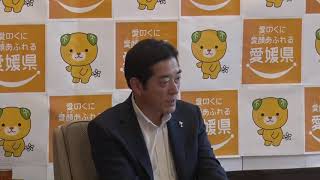 ジャパンビーチバレーボールツアー松山大会の開催に係る日本バレーボール協会会長等の知事表敬訪問