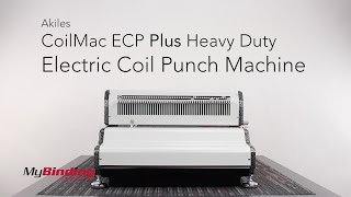 Akiles CoilMac ECP41 Plus Heavy Duty Electric Coil Punch Machine