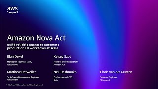 AWS re:Invent 2025 - Beyond web browsers: HITL and tool integration for Nova Act (AIM3334)
