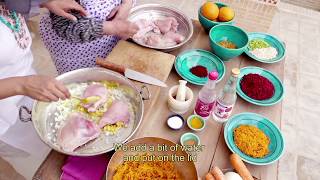 Ariana Bundy making Shirin Polo in Kashan