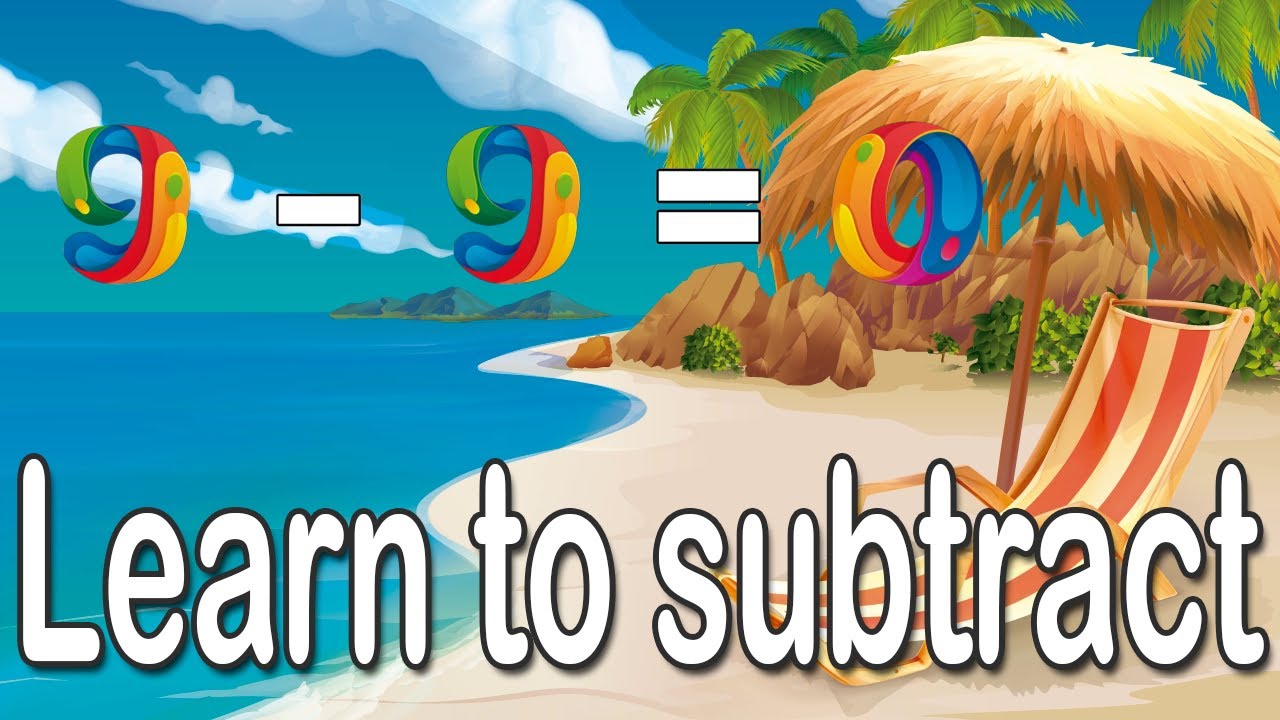 Learning To Subtract For Children - YouTube