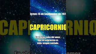 15 Septiembre 2023 HOROSCOPO CAPRICORNIO HOY PUEDE SER UN NUEVO❤️ SUERTE✅ #tarot #horoscopo #tarot