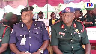 CDS Yankuba A Drammeh Hands Baton of Command to Major Mamat O Cham