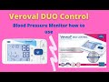 Veroval DUO Control Blood Pressure monitor.