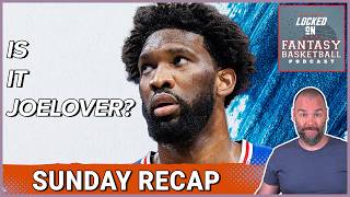 NBA Fantasy Basketball: Sunday's Recap & Joel Embiid's Surgery Impact #NBA #fantasybasketball