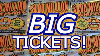 $180 IN SCRATCHERS! DON'T THINK I GOT A GOOD DEAL LOL - $400 Million Money Mania $30 Tickets