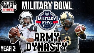 Military Bowl  | COLLEGE FOOTBALL REVAMPED | NCAA FOOTBALL 14 | ARMY DYNASTY | Season 2 | EP. 22
