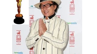 Jackie Chan action movie star awarded honorary Oscar first chinese