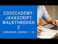 Codecademy: 