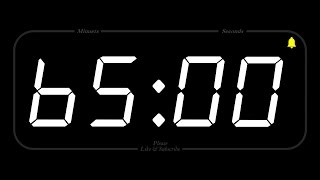 65 MINUTE - TIMER & ALARM - 1080p - COUNTDOWN