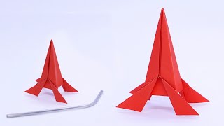 How To Make a Paper Flying Rocket - Easy Origami \u0026 Crafts