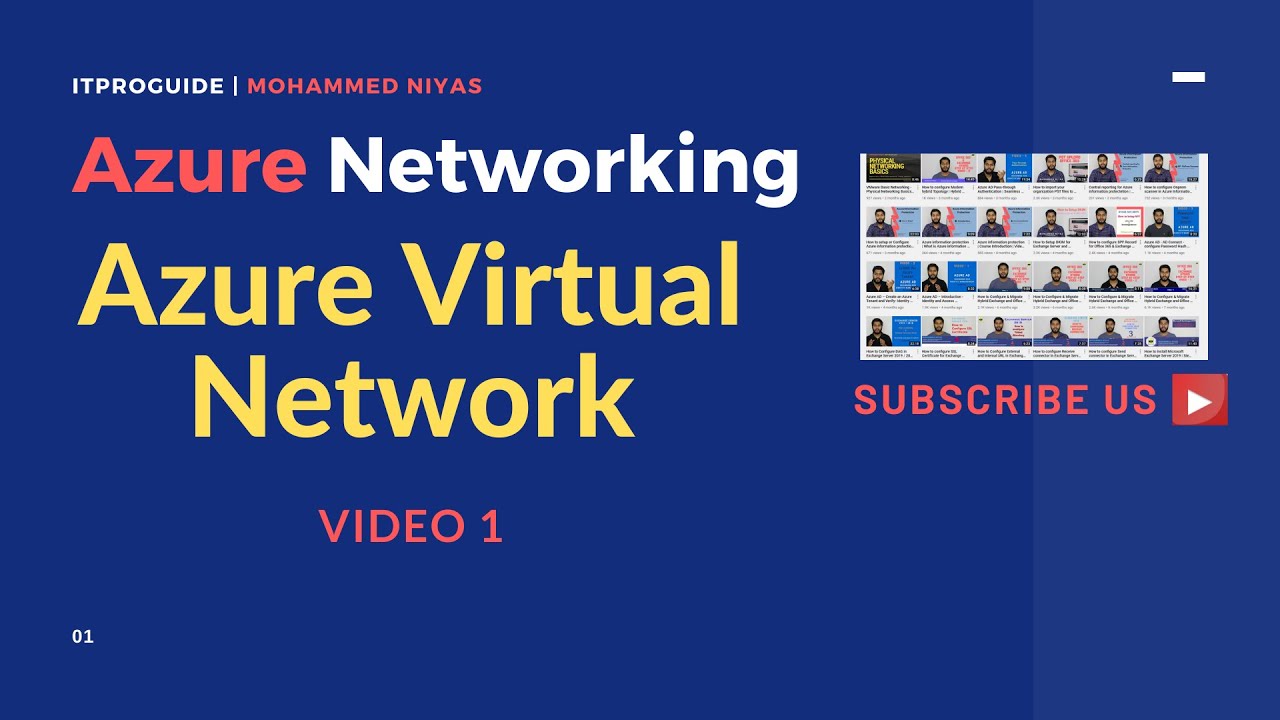 Azure Networking | How To Create Azure Virtual Network VNet | Video 1 ...