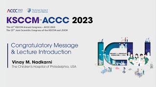 [KSCCM-ACCC 2023] Congratulatory Message_Vinay M.Nadkarni