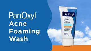 PanOxyl Acne Foaming Wash Benzoyl Peroxide 10% Maximum Strength Antimicrobial