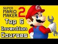 Super Mario Maker 2 Top 6 INVENTION Courses (Switch)