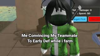 Almost All Roblox Tower Defense Games:
