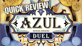 Is this better than just 2-player base Azul? Azul Duel Quick Review