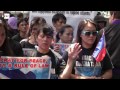 protesta en filipinas contra china por la disputa en mar de china meridional