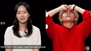 BTS V / Taehyung on Pixid Shows Lack of Knowledge about Cat