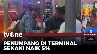 Terminal Bus Payung Sekaki di Pekanbaru Mulai Dipadati Penumpang | Kabar Pagi tvOne