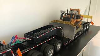 Italeri freightliner and custom lowboy w/ dozer