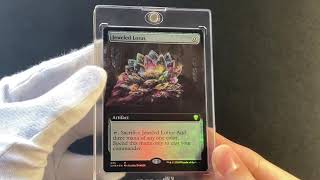 Jeweled lotus Extended foil, just it!!/宝石の睡蓮 拡張Foilを眺めるだけの動画 MTG