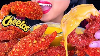 ASMR CHEESY Hot Cheetos LOBSTER CLAWS \u0026 ONION RINGS (Crunchy Eating Sounds) NO TALKING | ASMR Phan