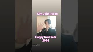 Happy New Year 2024 from John Hoon, the source is his IG @kimjeonghoon0120