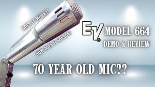 I Tested This 70 Year Old Microphone/EV 664: Mic Review/Demo