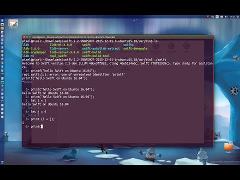 Swift on Ubuntu 16.04 Linux Swift on Ubuntu 16.04 Linux
