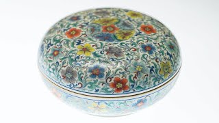 [Antique Appreciation]Doucai Box with Flower Design|National Museum of China|