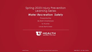 Water Recreation Safety