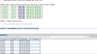 SQL - Row number window function explained - PostgreSQL