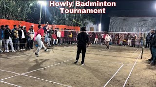 Tournament Full Set Outdoor Badminton match ||Barpeta Howly Tournament match🏸|| #badminton #match