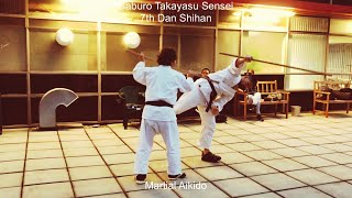 Weapons Training - Takemusu Aikido - Kumi Jo 6 by 7th Dan Saburo Takayasu Sensei (23.01.2019)